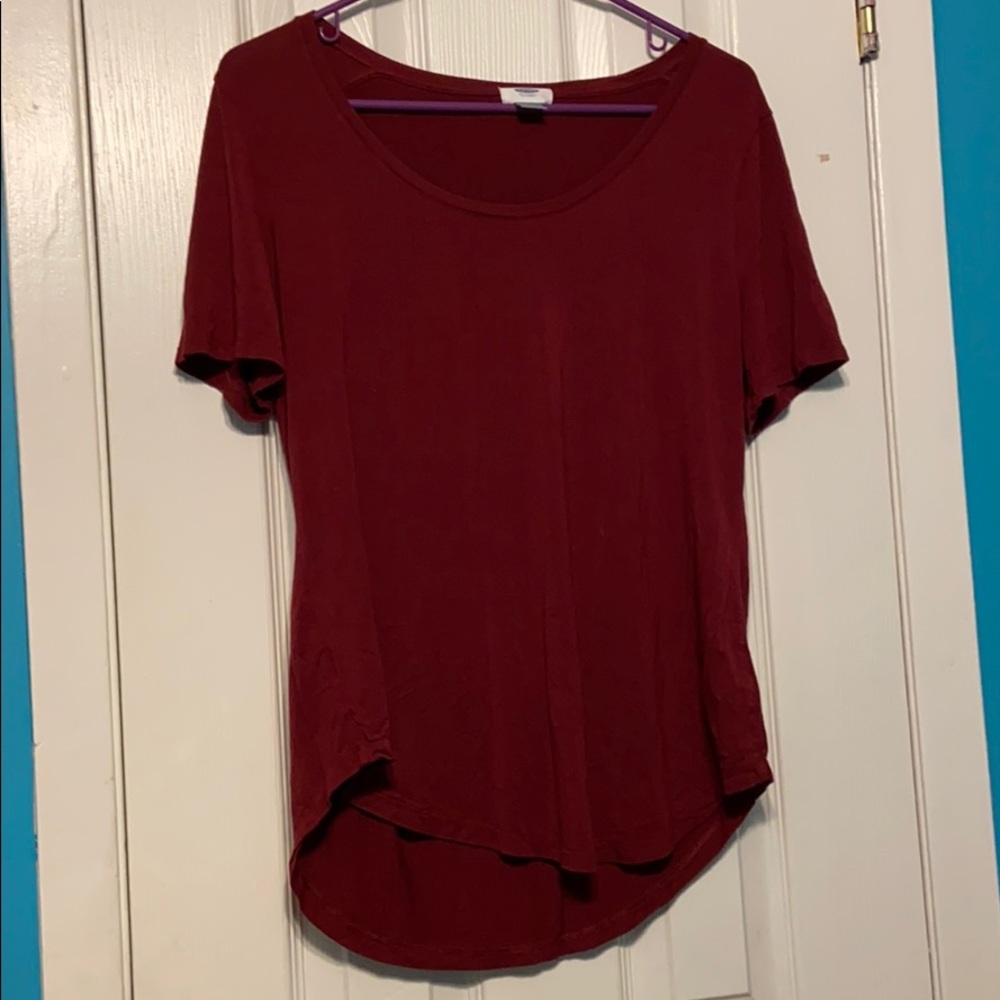 Maroon shirt